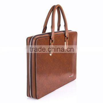 Famous Brand Fashion Handmade Genuine Leather Handbag photo-3