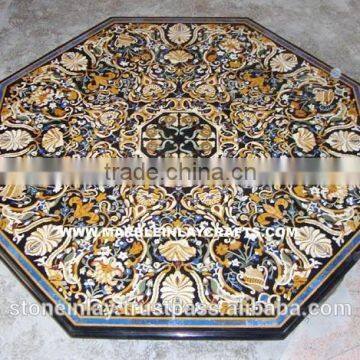 Inlay Marfble Table Top, Marble Table Inlay Top, Decorative Marble Tables