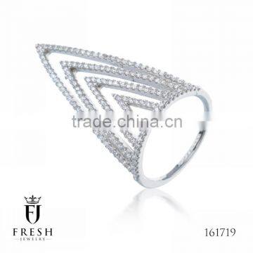 Fashion 925 Sterling Silver Ring - 161719 , Wholesale Silver Jewellery, Silver Jewellery Manufacturer, CZ Cubic Zircon AAA