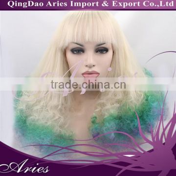 Wholesale 2015 New Style Beauty Stock Ombre Cheap Synthetic Lace Front Wig