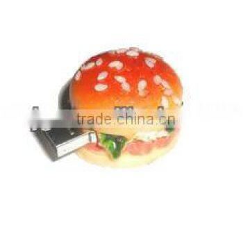 Promotional Gift Hamburger Shape USB Flash Drive