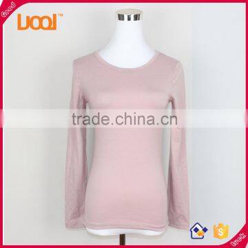 2016 Guangzhou autumn casual blank ladies long sleeve shirt woman blouse designs