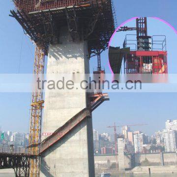 Construction lifter, building hoist, elevator