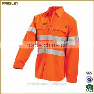 High Quality Men's Safty Reflective Workwear Coverall Fireproof Workwear photo-5