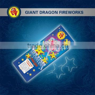 2016 liuyang chinese fireworks GD3201 Five-pointed Star Sparklers fireworks from Liuyang with cheaper factory price