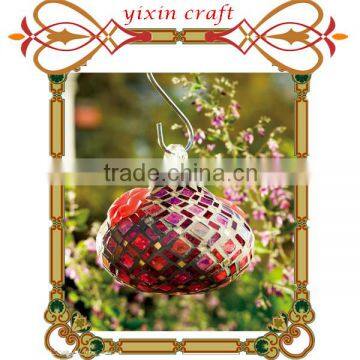 Unique Decorative Metal Hanging Glass Mosaic Wild Bird Feeders                        
                                                Quality Choice