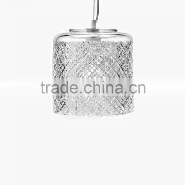 modern exquisite pattern pendent light transparent glass hangling light