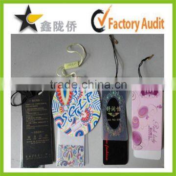 2015 High quality custom hang tag with hang tag ties,hang tag fastener,thread for hang tag