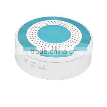 Intelligent wireless indoor mini strobe sound siren with low voltage SMS alert function and Self-check