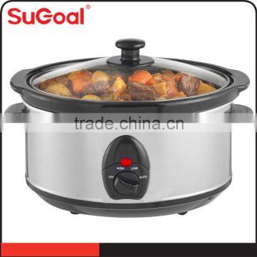 3.5L Chinese inner pot Slow Cooker with CE Rohs certs