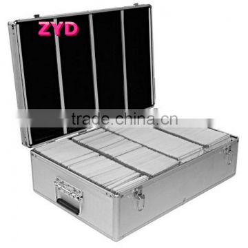 Waterproof and Shockproof Durable Silver Aluminum CD Display Case ZYD-HZMdc003