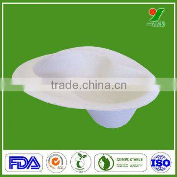 Cheap price in hospital patients use recycled paper pulp disposable bedpan