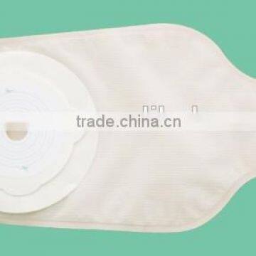 Medical One-PieceDisposable Colostomy Bags-hydrocolloid adhesive and PU film border