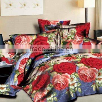 Book fold packing 3D Printed bedsheet set for indian market