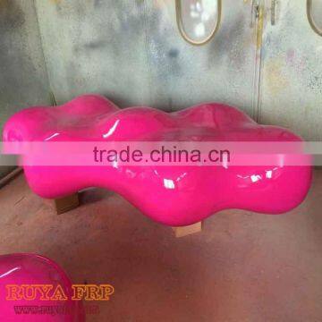 2.6M Outdoor Chair Fiberglass Furniture RUYA Manufacturer Leisure Design Resin Lounge