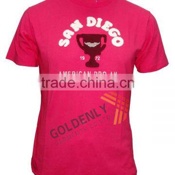 lastest promotion OEM men's 100% cotton printing T-shirt in 2016
