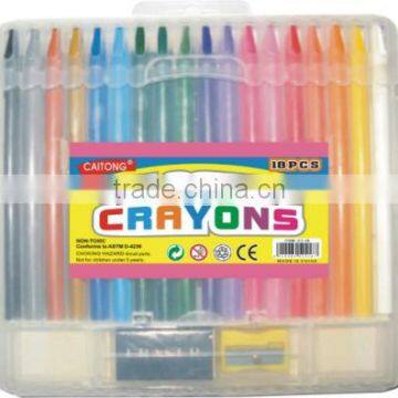 plastic crayon(shool stationery , crayon set)