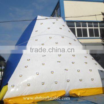 Funny inflatable water iceberg/inflatable climbing wall for sale