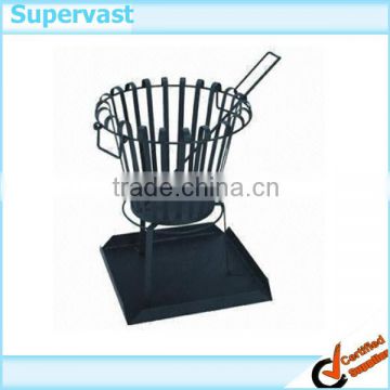 Welded steel fire basket