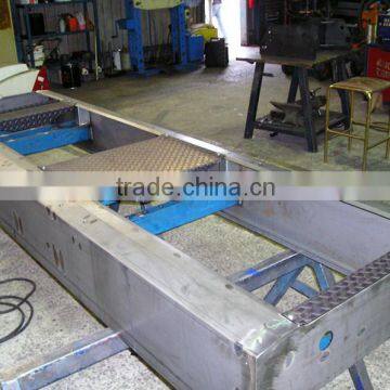 China High precision sheet metal fabrication, rear bed weldment, customized welding service                        
                                                Quality Choice