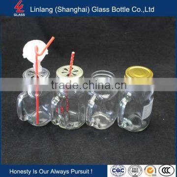 new design Hot sales colored glass mason jars