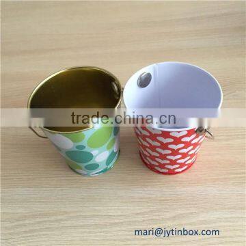 Factory directly tin snack trash bucket