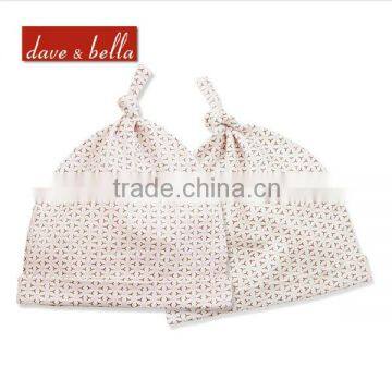 DB99 dave bella spring autumn 100% cotton sunhat babi caps baby hat