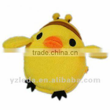 Plush Yellow Duck Shaped Wallet Bag