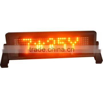 LED mini car sign car display Resolution:7*35 Yellow European language led truck display