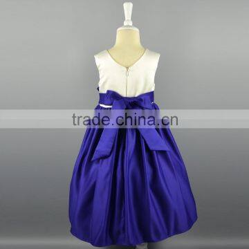 2016 New Model Girl Dress Have Blue/pink/red Color Boutique Girls Dresses for 2-16yrs Old Party Girls One Piece Dress Quality Choice photo-4