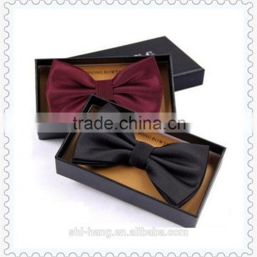 High quality bottom & top cover style color handcrafted gift boxes packaging for tie & bowties / tie & bowties packing box