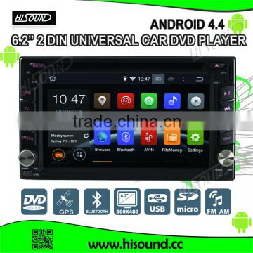 High quality 2din 6.2'' touch screen universal dvd gps 3g