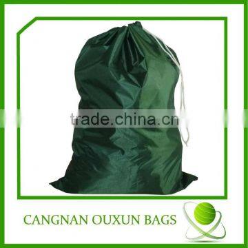 Extra large nylon drawstring laundry bag