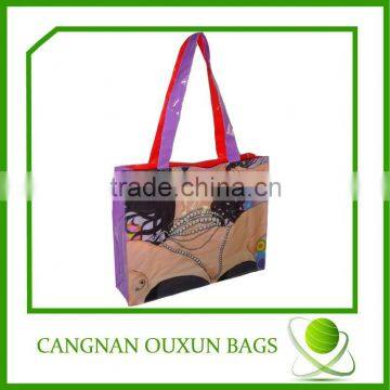 Beautiful in color pvc coat cotton bags