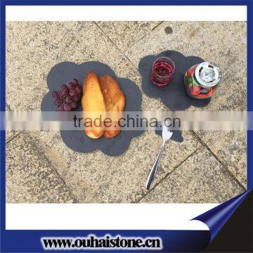 Factory direct slate plate various shape cusomized useful slate bake plate