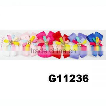 wholesale new years boutique grosgrain ribbon hair bows bulk