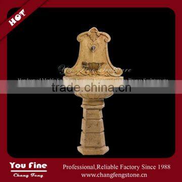 Hand Carved Outdoor Garden Decorative Stone Wall Fountain