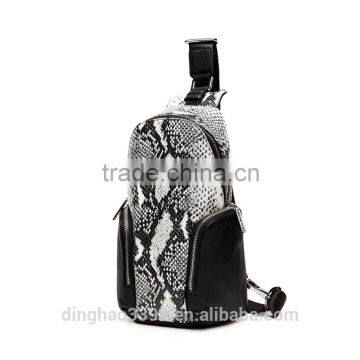 2016 New Design Messenger Bag Snake Pattern Leather Bag Men's Fashion Bag photo-3