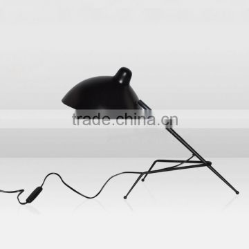 Cheer Lighting Modern Black Serge Mouille Desk Lamp Tripod Table Lamp