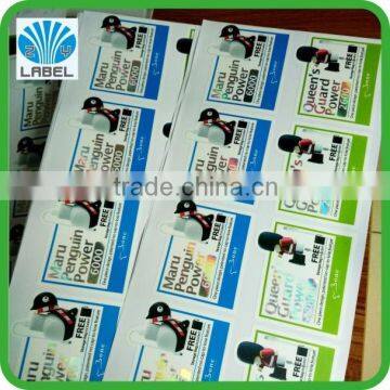 Custom high quality synthetic paper sticker