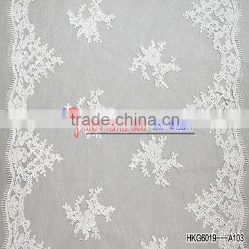 Embroidery Designs Polyester Mesh High Quality Latest French Lace Fabric