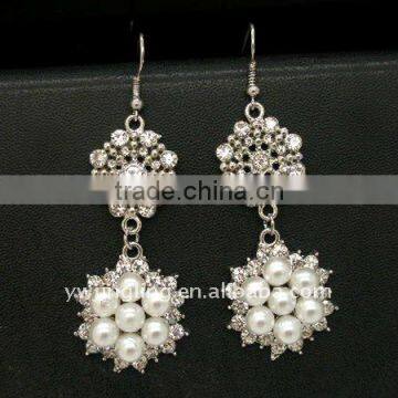 fashion big pearl earrings