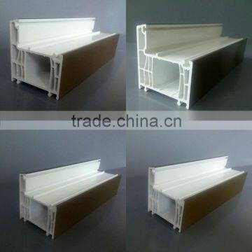 5 Chamber Plastic Profile; High Heat and Sound Insulation Property UPVC Profile; 3 Glass Window Profile photo-2