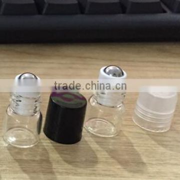 2ml 3ml 5ml tiny glass essential oil roller bottle