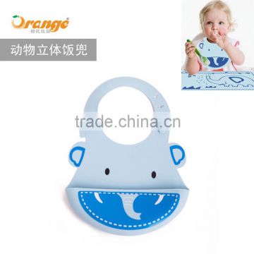 Cute pattern cartoon manufacutre supply bib for baby