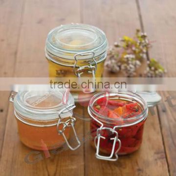 250ml airtight glass jar for jam