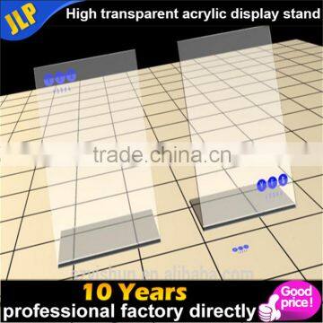 Hot sale acrylic free standing sign holders