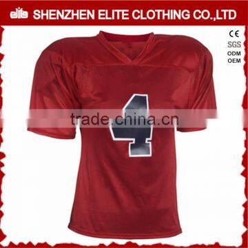 custom made short sleeve blank american football jerseys