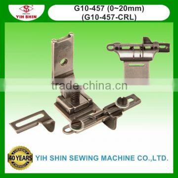 Industrial Sewing Machine Parts ZIG-ZAG Machine Edge Guide Adjustable Feet G10-457 (0~20mm)(G10-457-CRL) Presser Feet