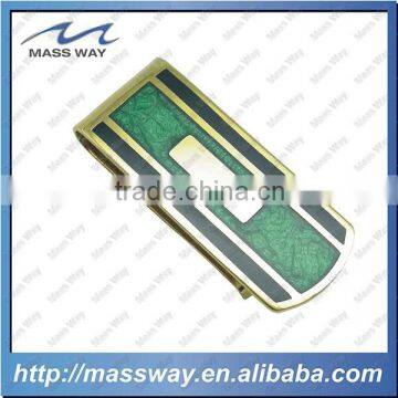 Custom Cool Men Brass Gold Money Clip photo-3